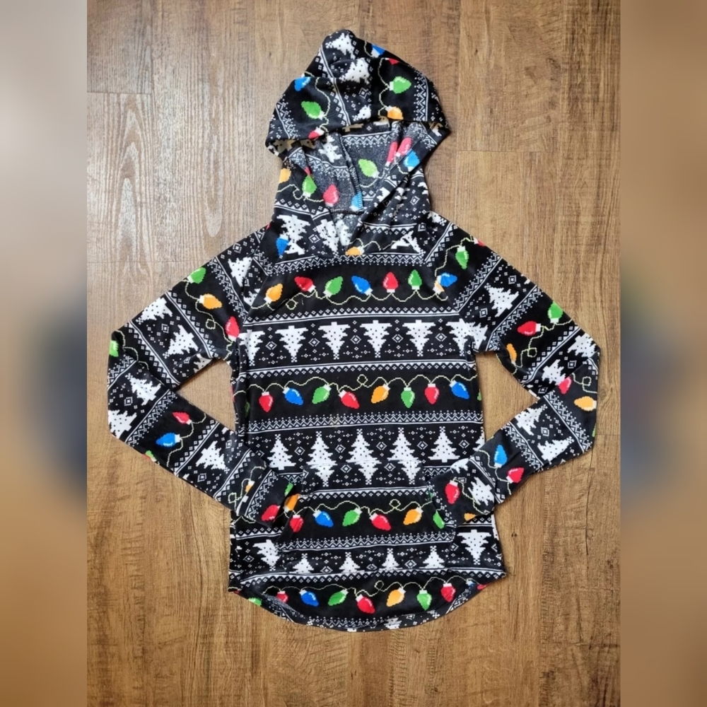BUNDLE & SAVE Christmas lights fleece hoodie